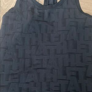 Athleta Black Embossed Momentum Seamless Tank